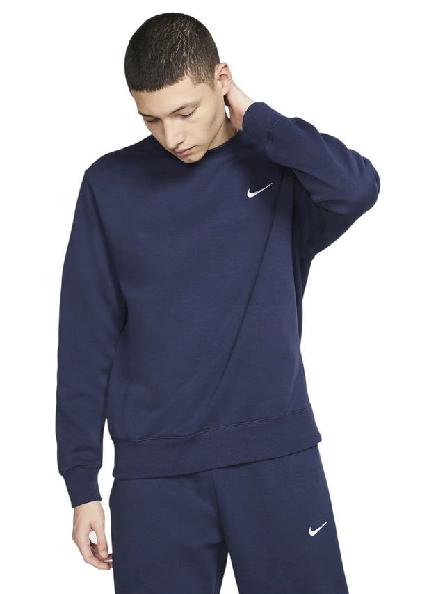 Image for Men's Plain Solid Sweaters,Navy