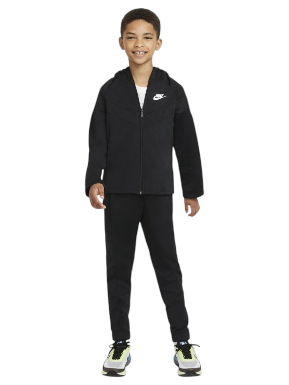 Image for Kids Boy's Plain Solid Pajama Set,Black
