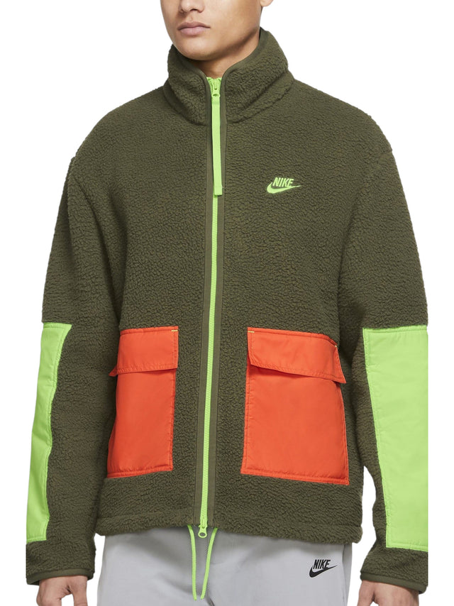 Image for Men's Faux Fur Sweaters,Olive