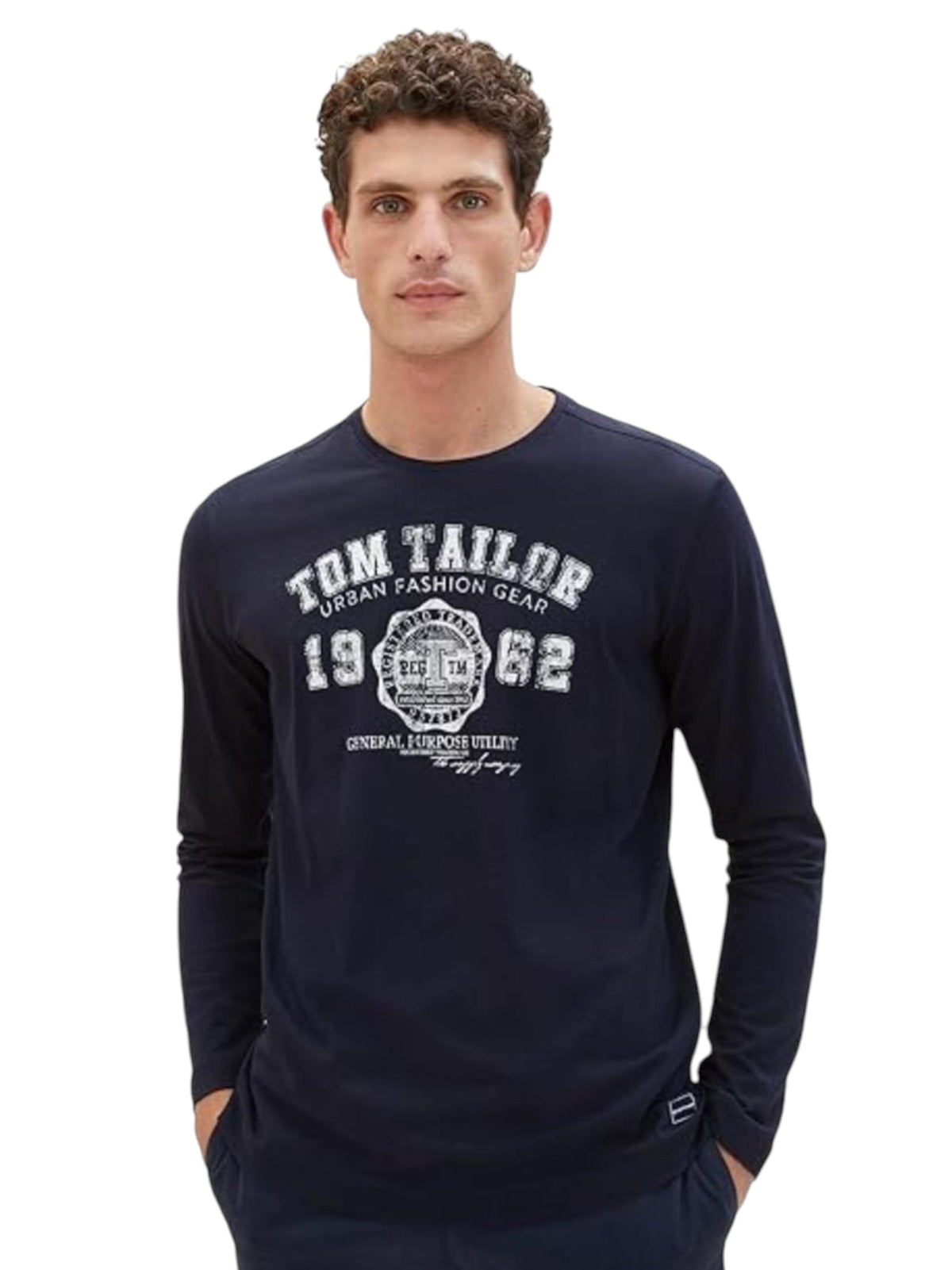 Image for Men's Printed Top,Navy