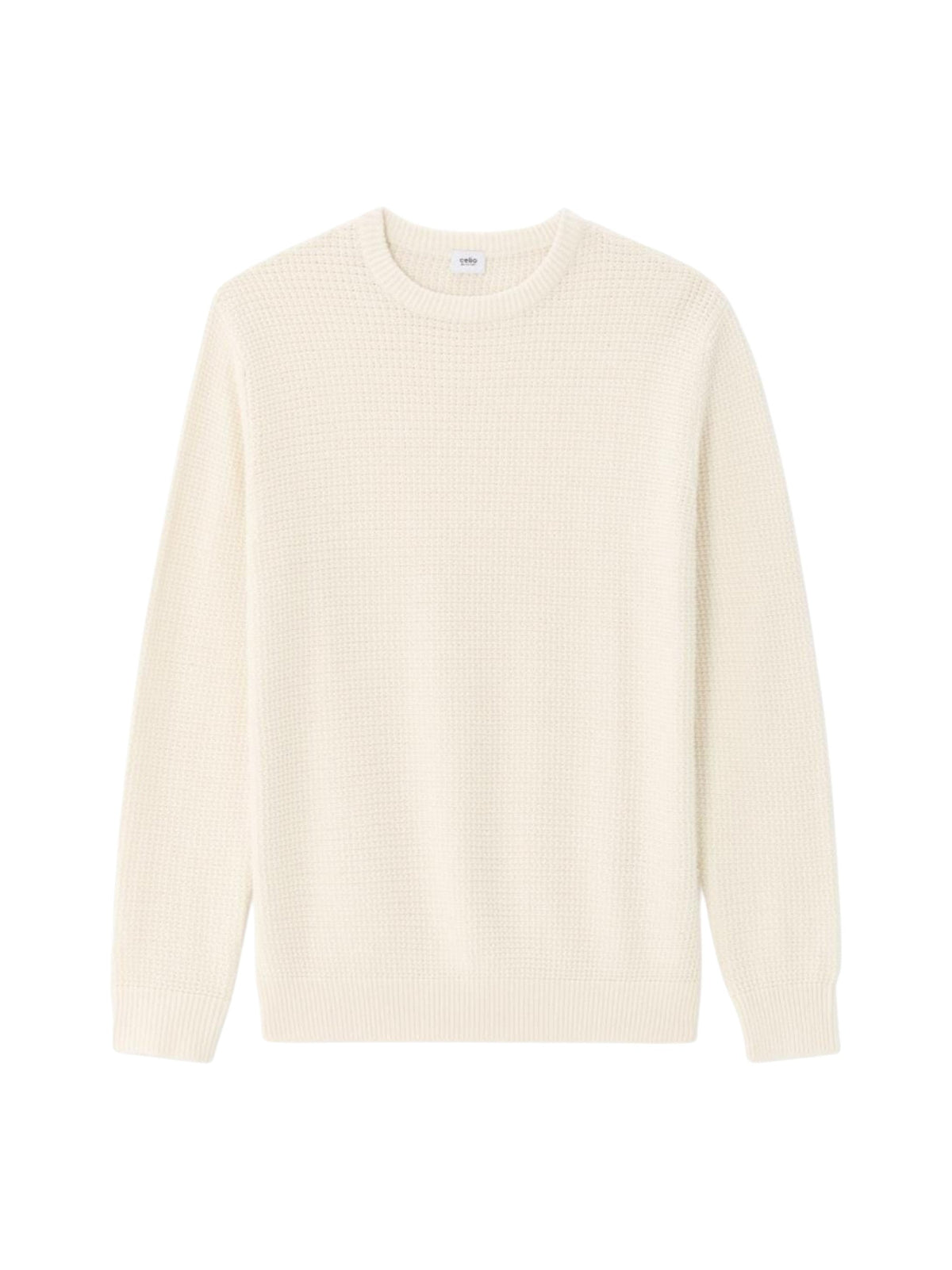 Image for Men's Knitted Sweaters,Cream