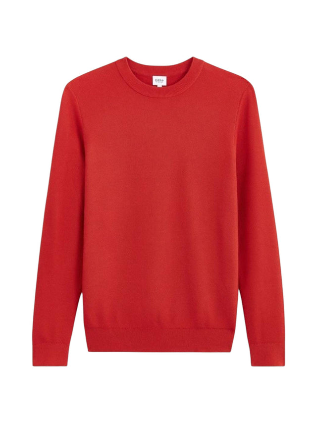 Image for Men's Knitted Sweaters,Red
