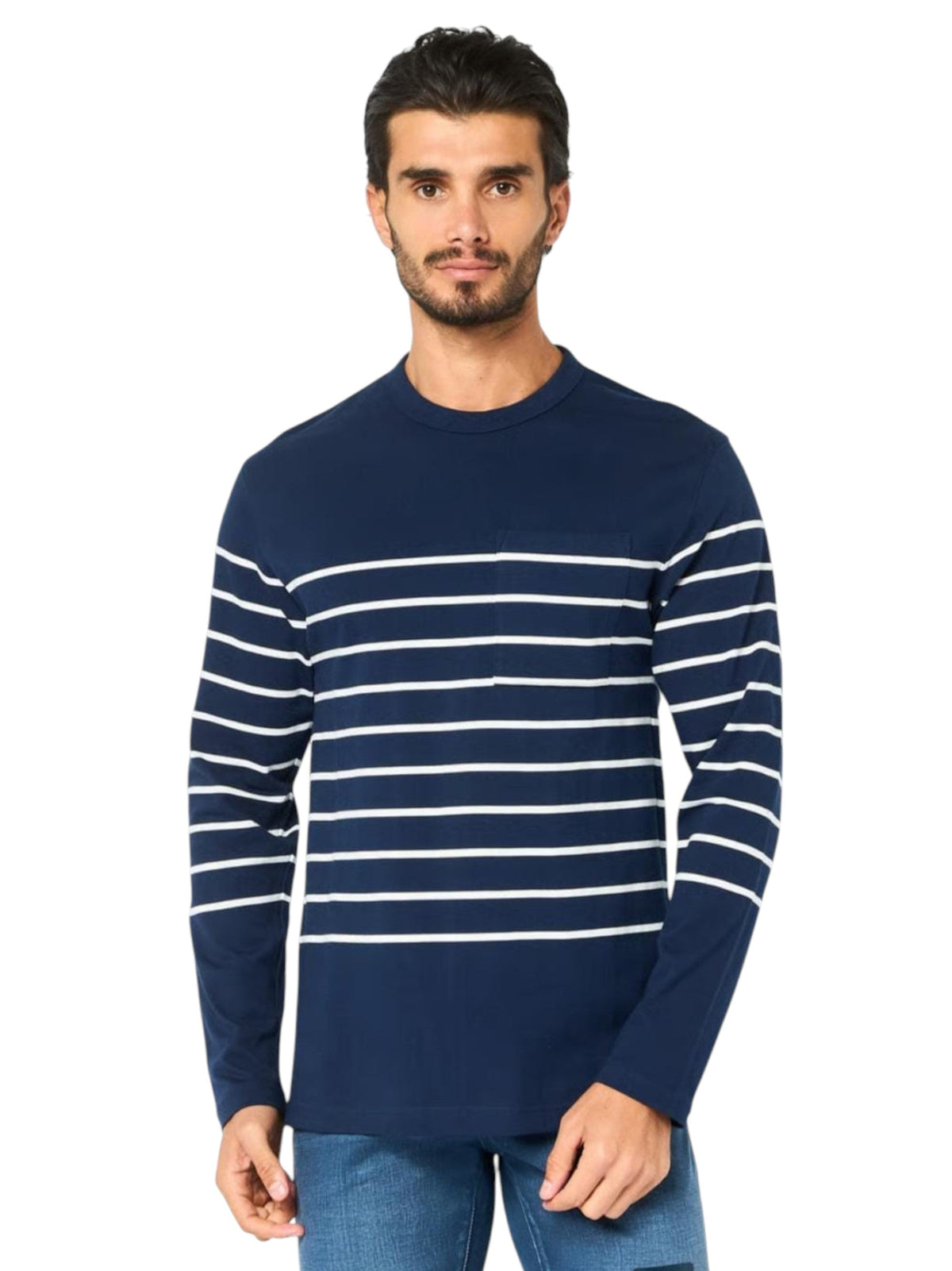 Image for Men's Striped Top,Navy