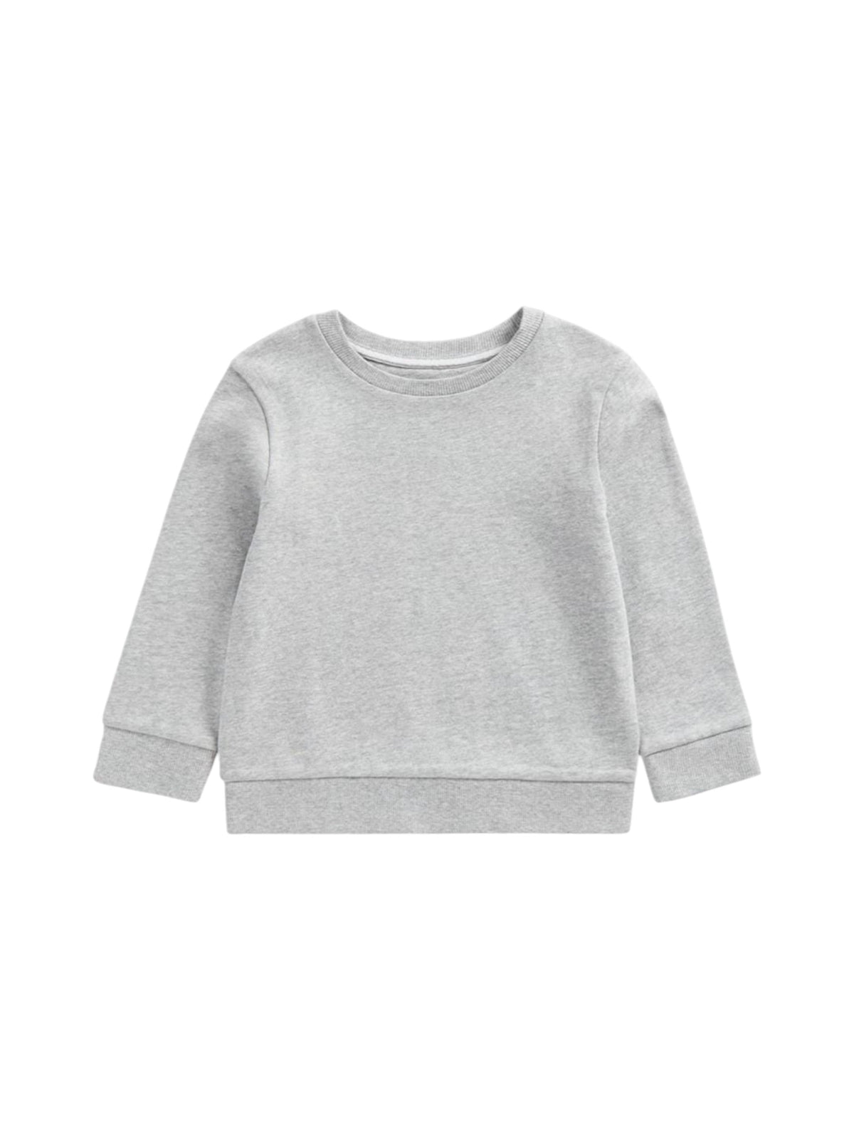 Image for Kids Boy's Plain Solid Sweaters,Light Grey