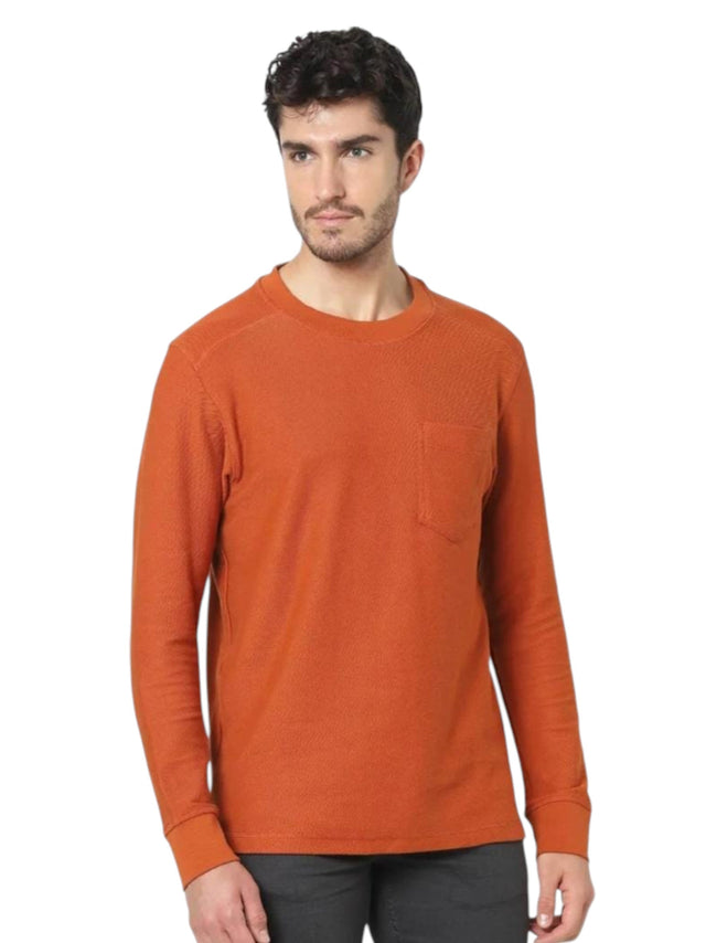 Image for Men's PlainSweaters,Orange