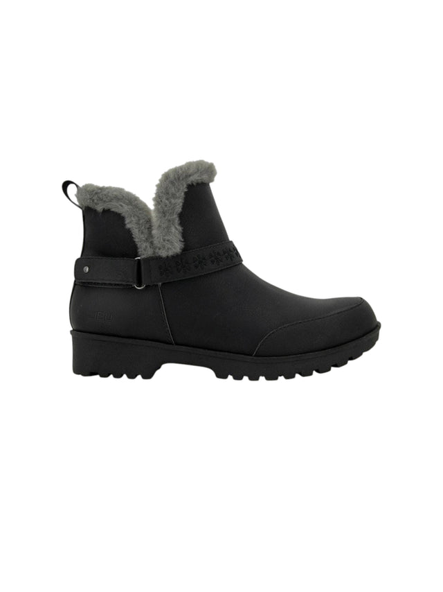 Image for Womne's Plain Lined Ankle Boots,Black