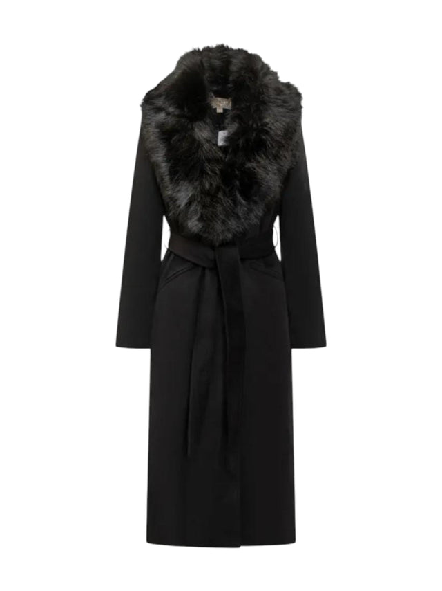 Image for Women's Plain Classic Long Jacket,Black