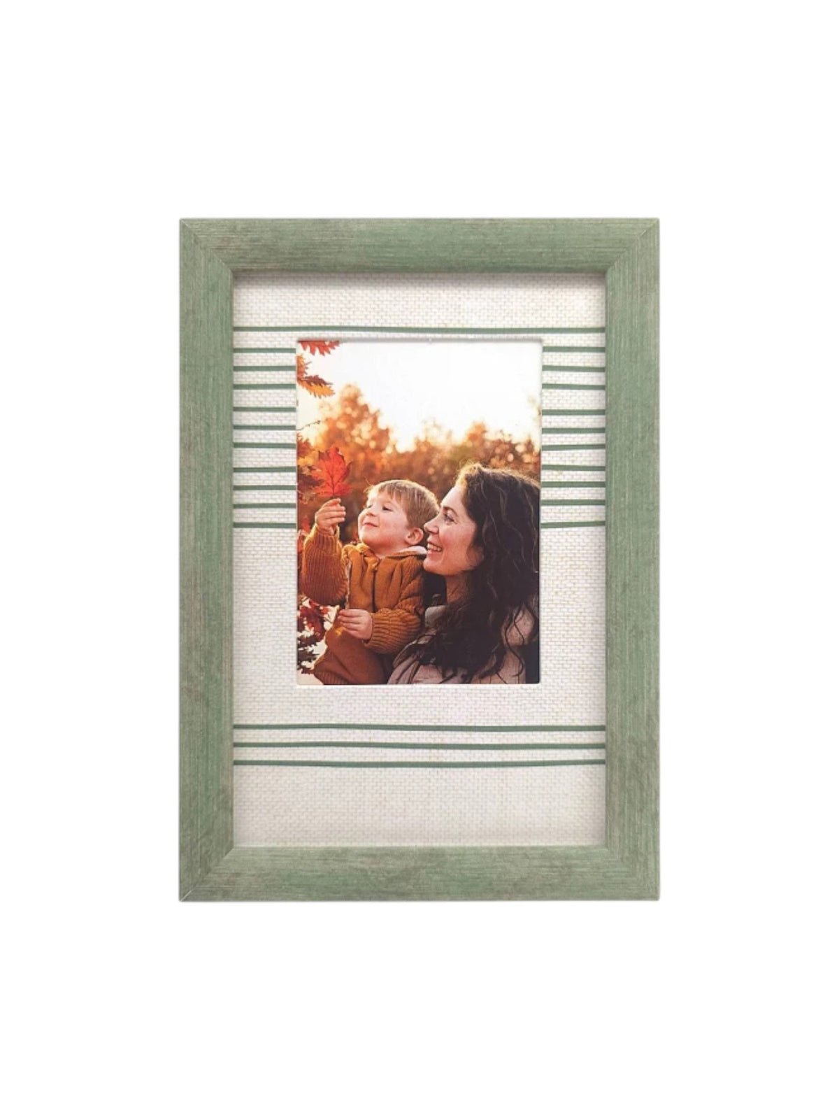 Image for Picture Frame Green Striped