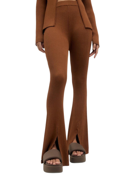 Image for Women's Knitted Pant,Brown