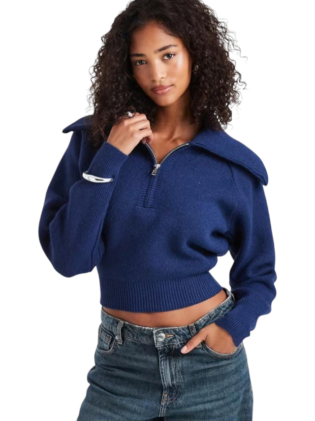 Image for Women's Knitted Sweaters,Blue