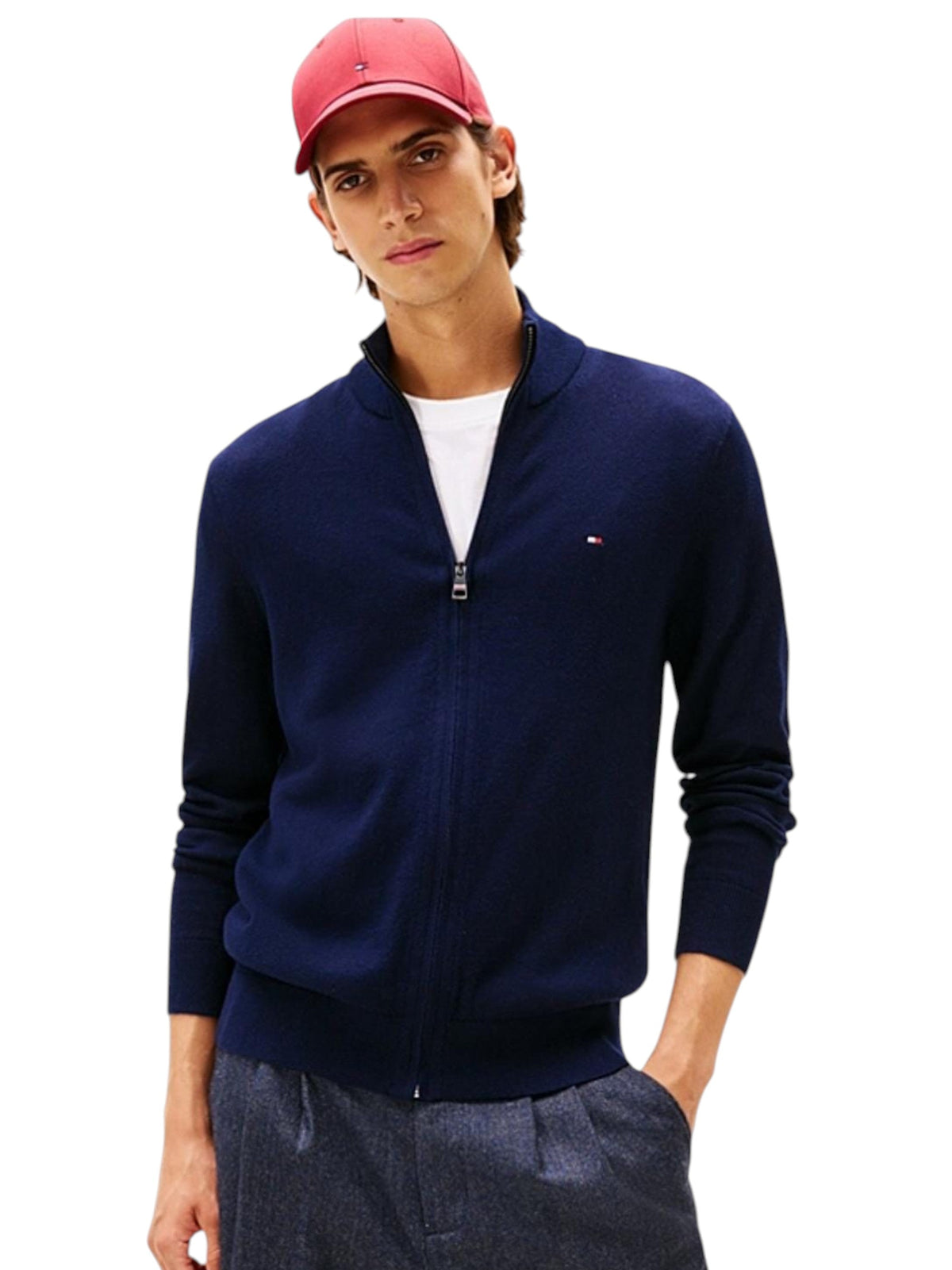 Image for Men's Plain Sweaters,Navy