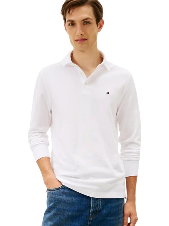 Image for Men's Knitted Polo Shirt,White