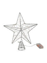 Image for Led Christmas Tree Topper (Silver)