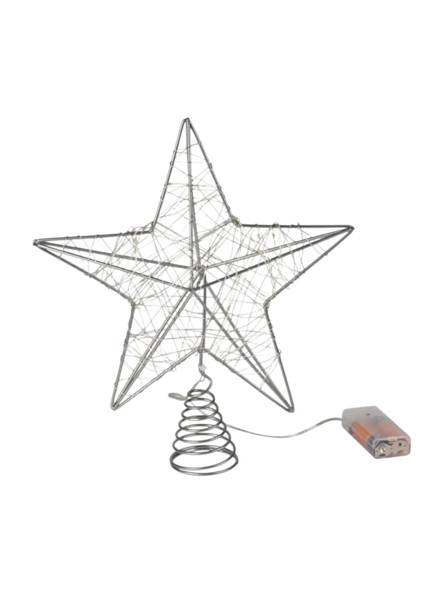 Image for Led Christmas Tree Topper (Silver)