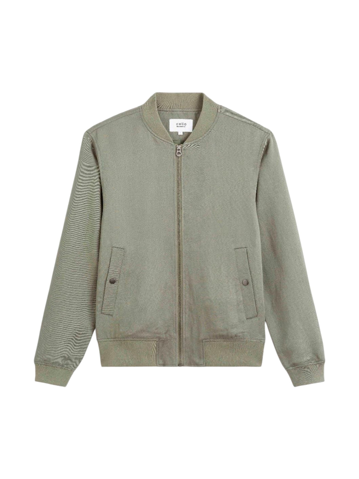 Image for Men's Plain Solid Jacket,Olive
