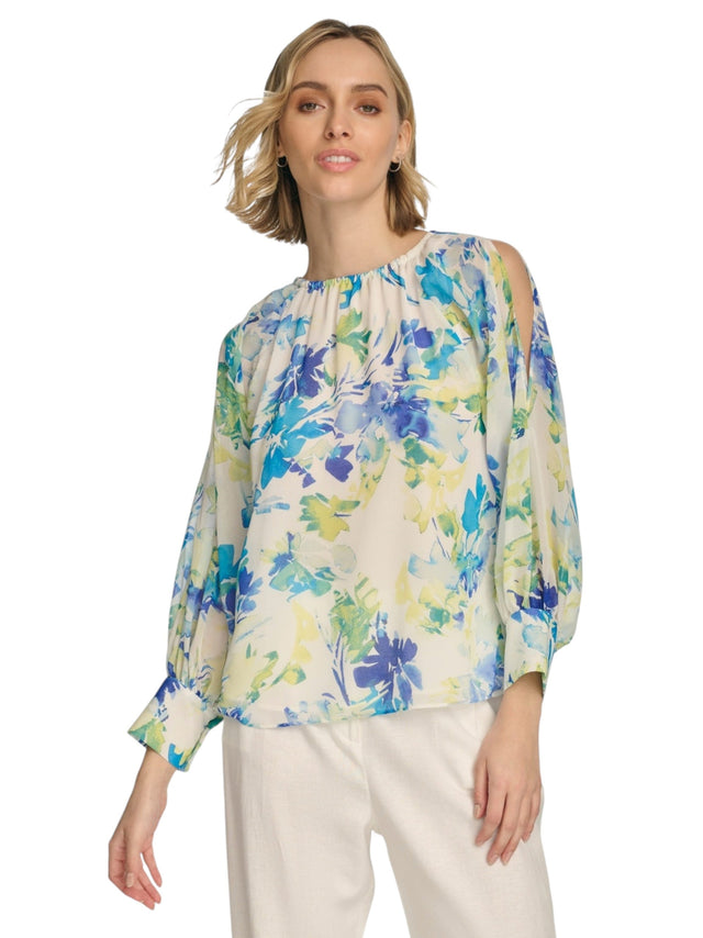 Image for Women's Printed Top,Multi