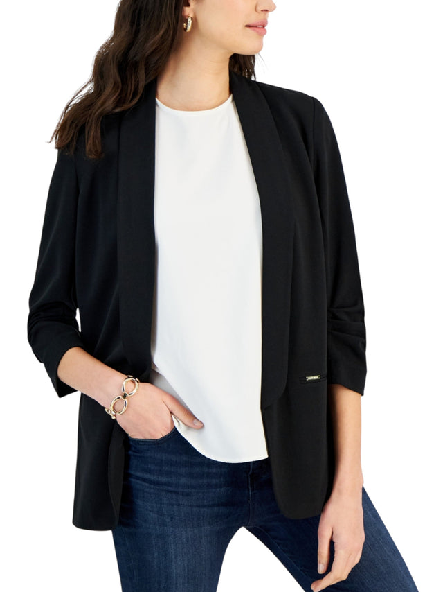 Image for Women's Plain Blazer,Black