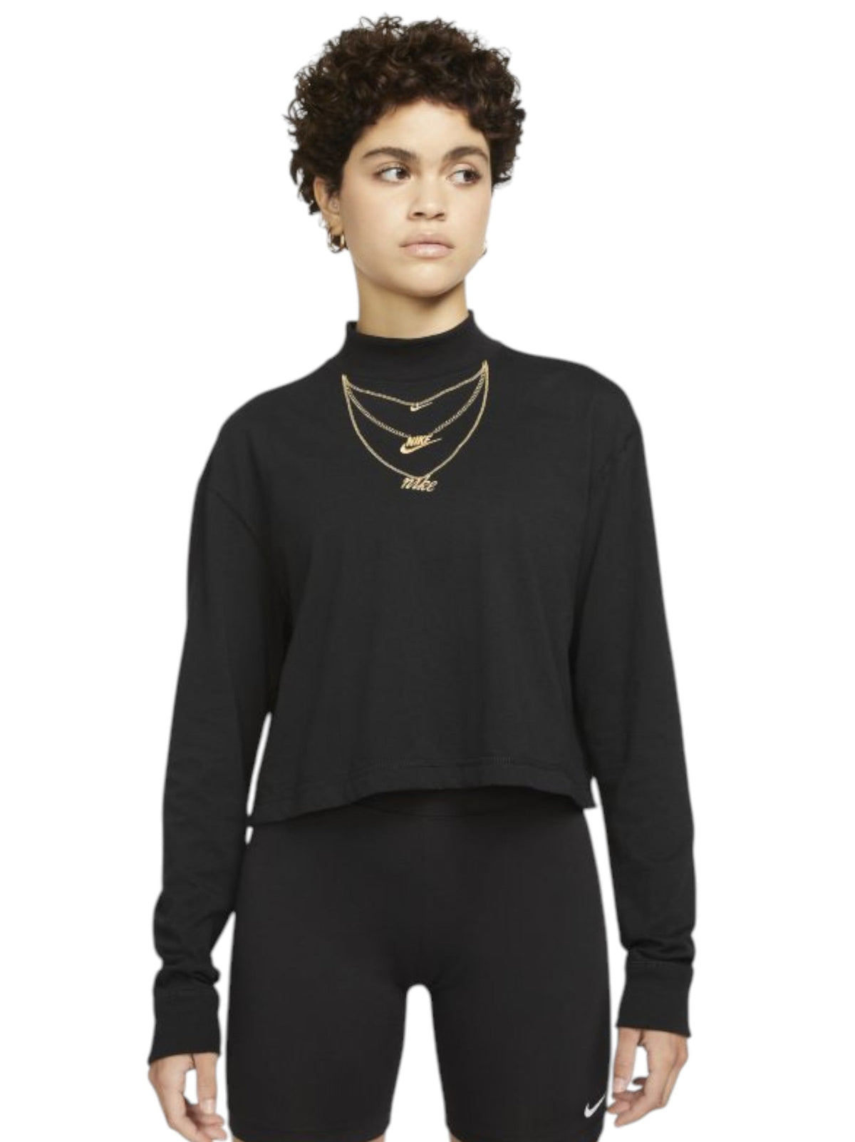 Image for Women's Embroidered Top,Black