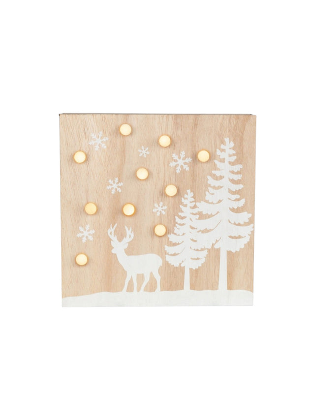 Image for Wooden Led Christmas Decoration