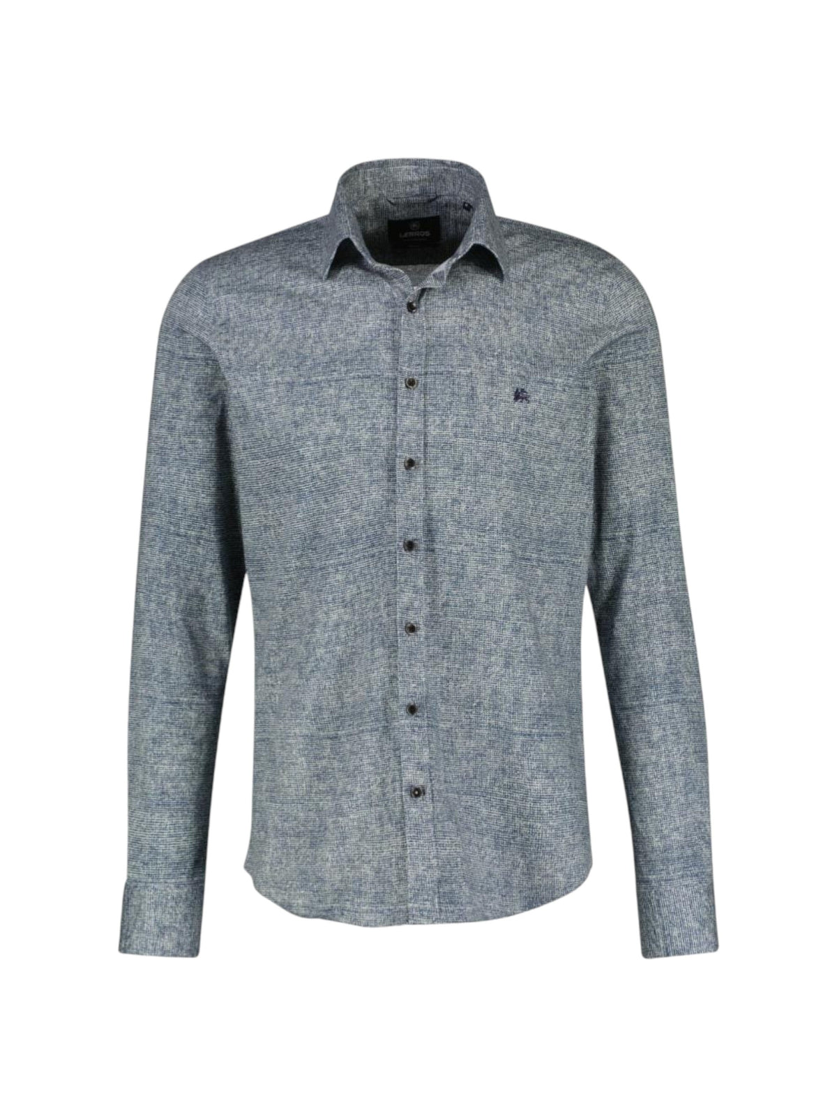 Image for Men's Graphic Dress Shirt,Navy