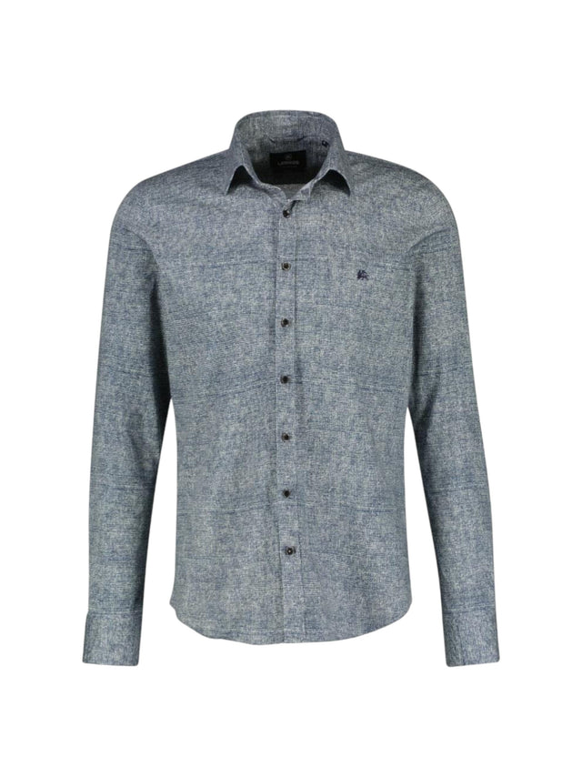 Image for Men's Graphic Dress Shirt,Navy