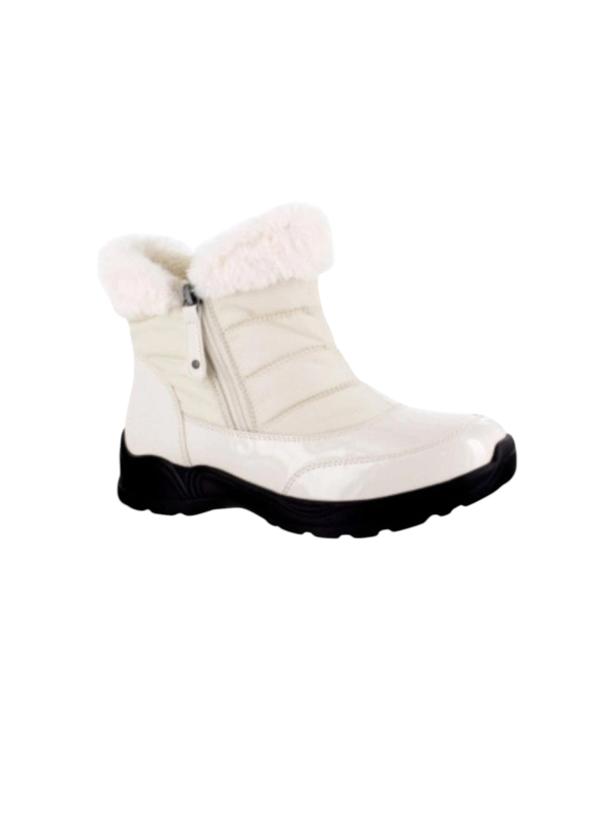 Image for Women's Lined Ankle Boots,Cream