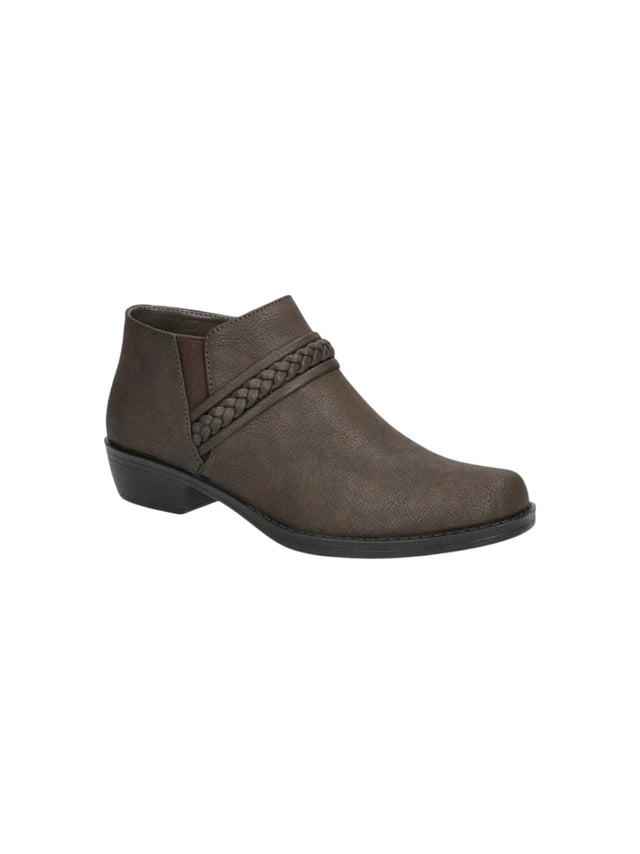 Image for Women's Plain Low Cut Ankle Boots,Brown