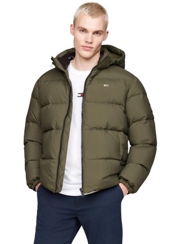 Image for Men's Quilted Jacket,Olive