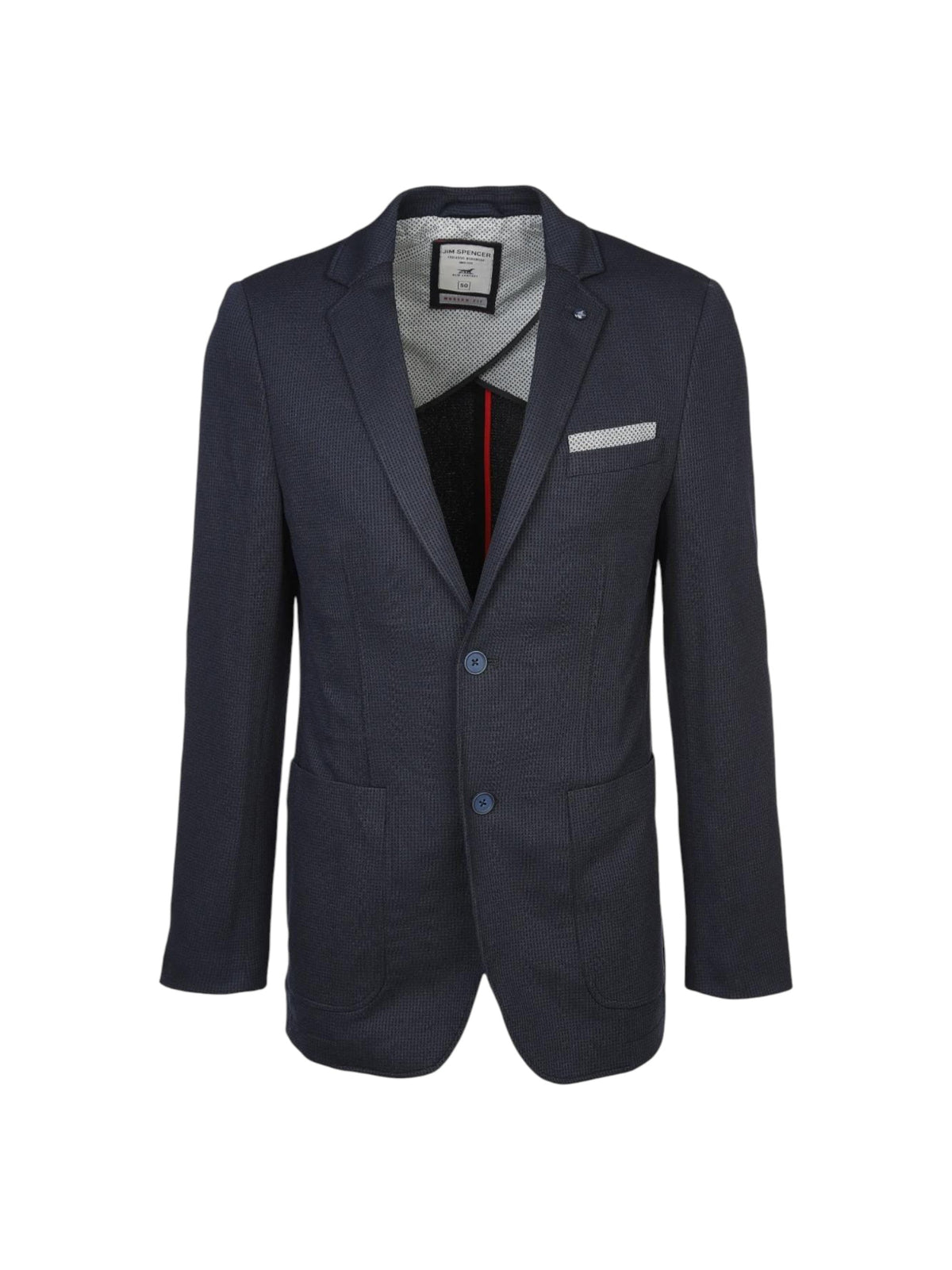 Image for Men's Textured Blazer,Navy
