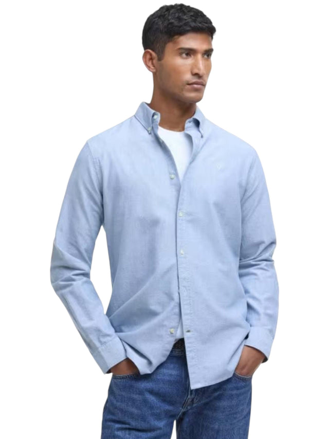 Image for Men's Plain Dress Shirt,Blue