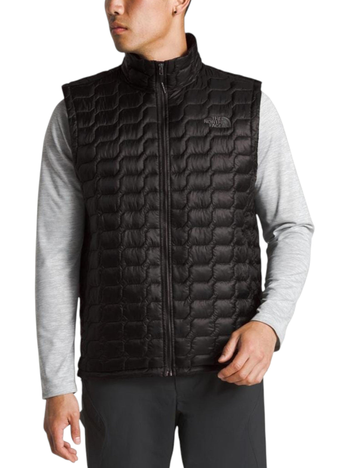 Image for Men's Quilted Vest,Black
