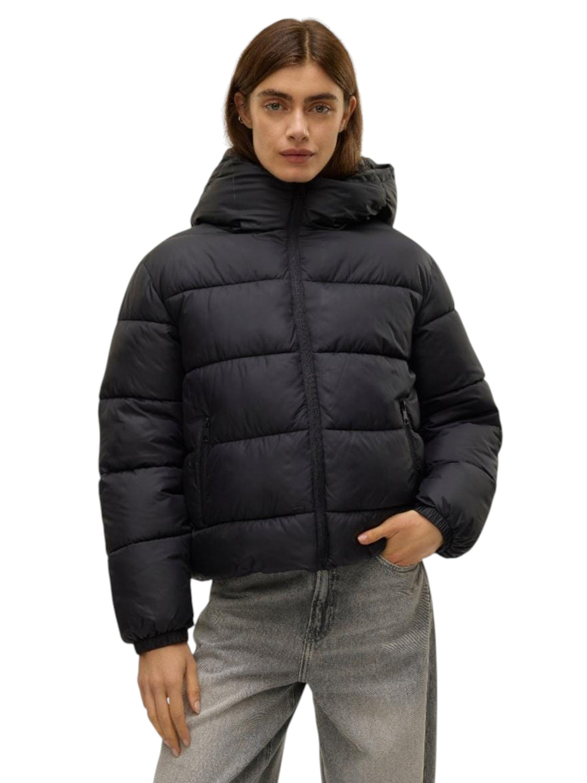 Image for Women's Quilted Jacket,Black