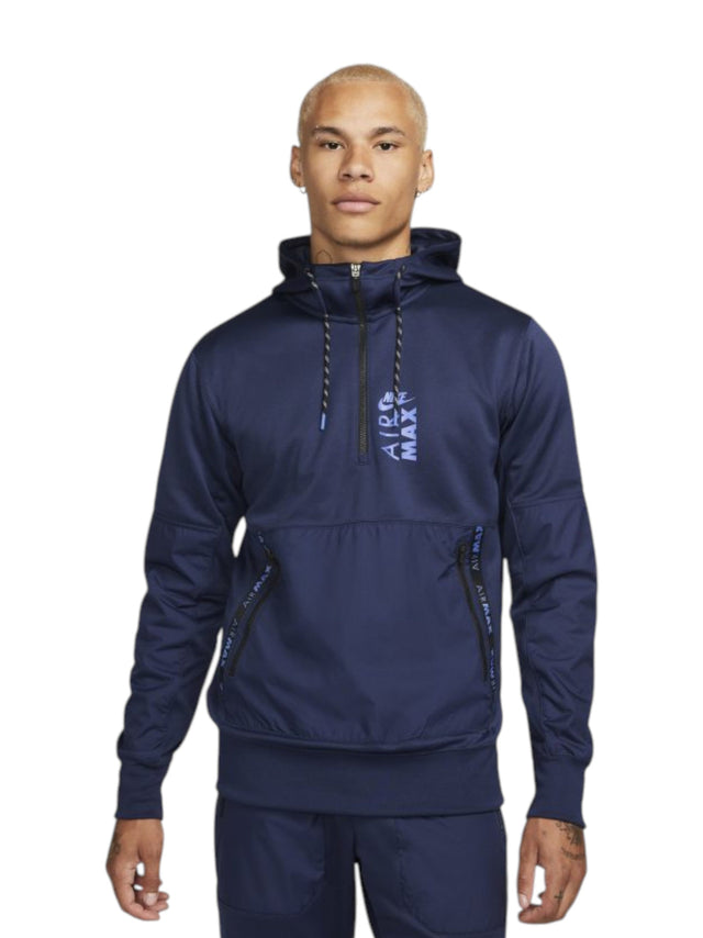 Image for Men's Plain Solid Hoodie,Navy