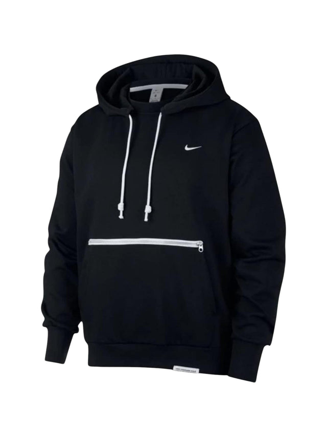 Image for Men's Plain Solid Hoodie,Black
