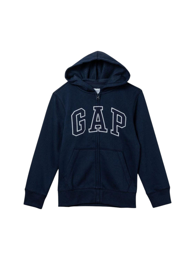Image for Kids Boy's Brand Logo Printed Hoodie,Navy