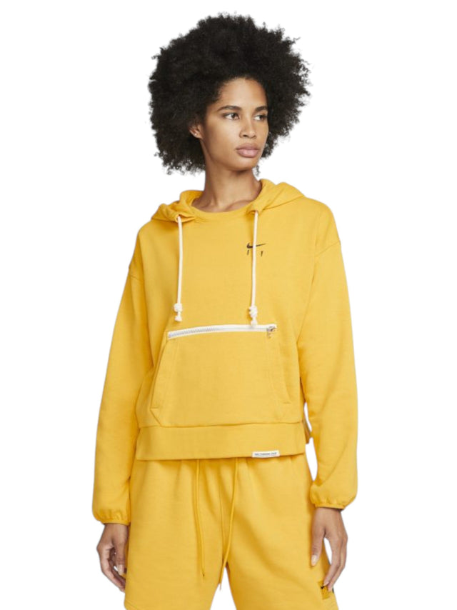 Image for Women's Plain Solid Hoodie,Yellow 