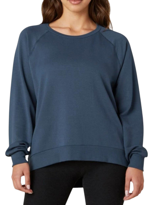 Image for Women's  Plain Solid Sweaters,Navy