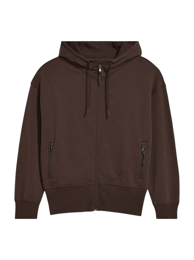 Image for Men's Plain Solid Jacket,Brown 