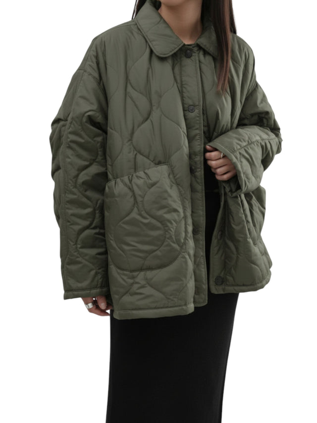 Image for Women's Quilted Jacket,Olive