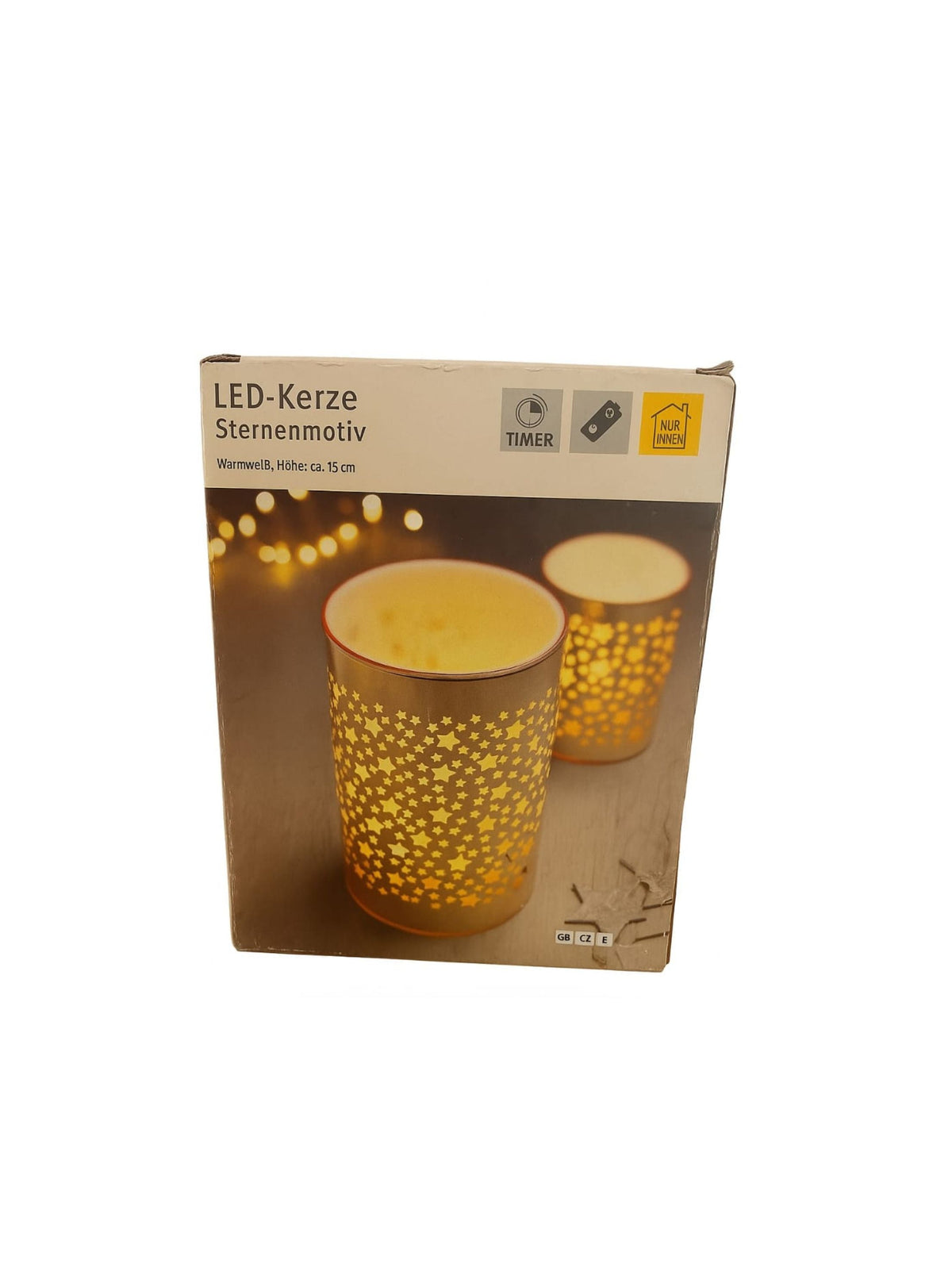 Image for Led Candle-Star Motif