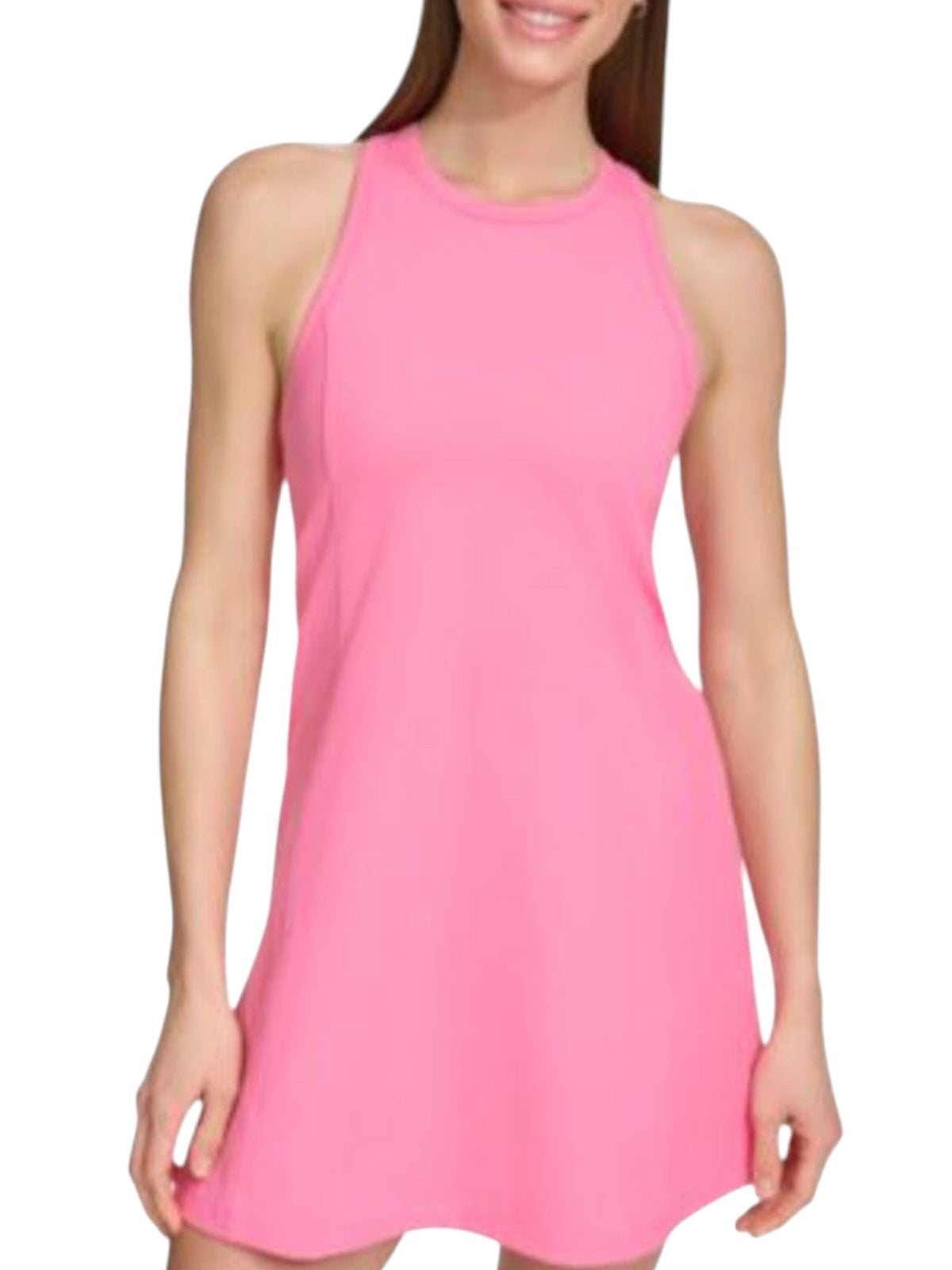 Image for Women's Plain Dress,Pink