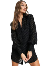 Image for Women's Textured Dress,Black