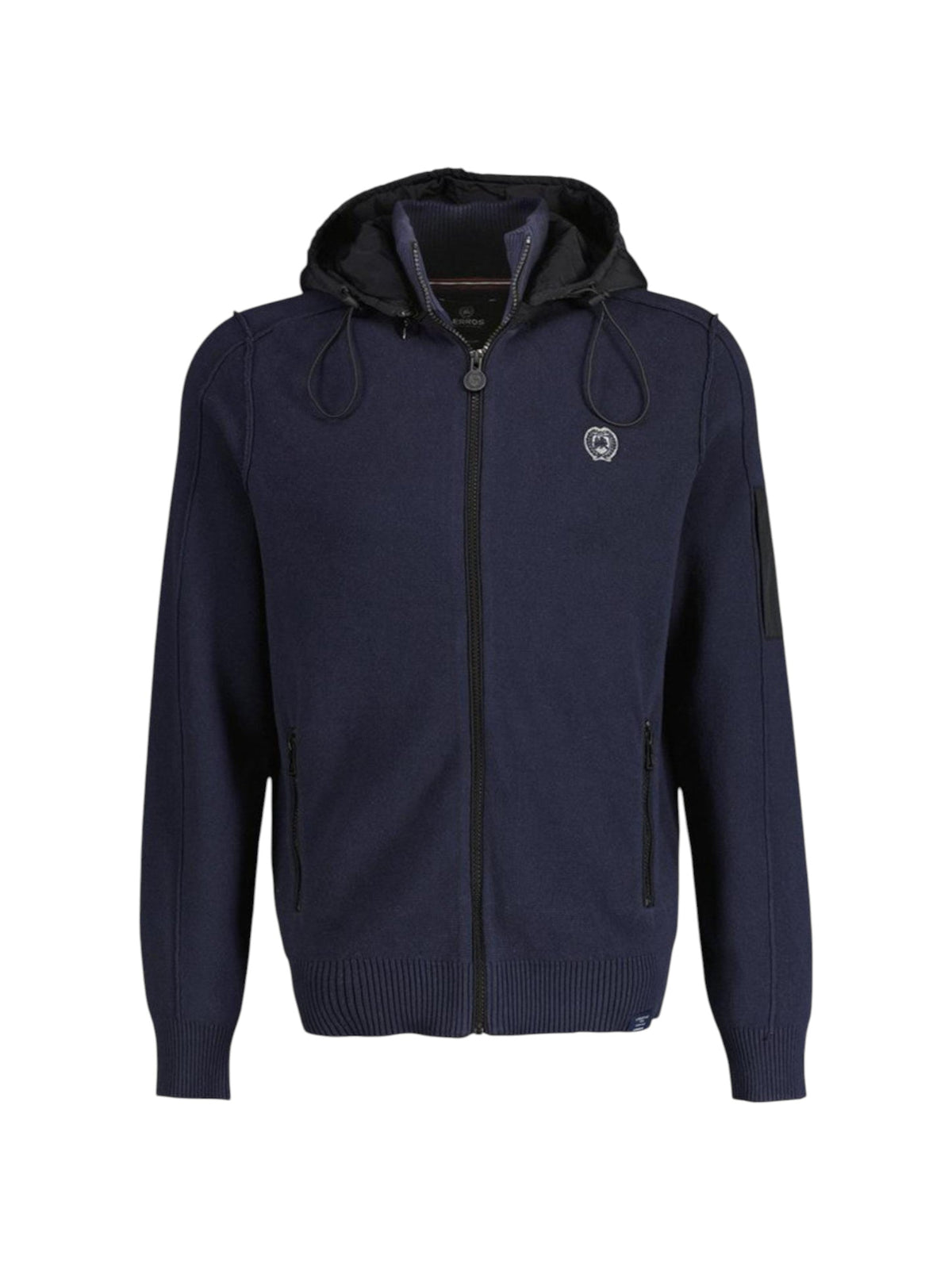 Image for Men's Knitted Hoodie,Navy