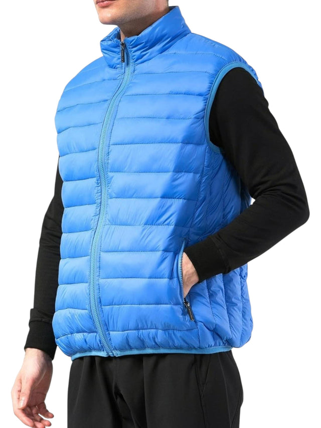 Image for Men's Quilted Vest,Blue 