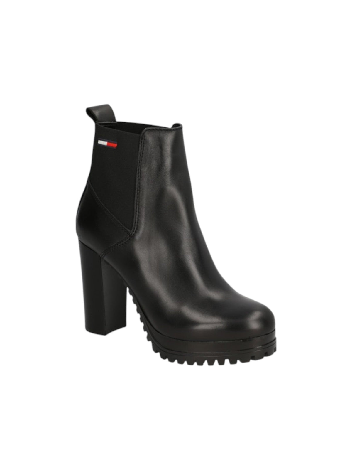 Image for Women's Plain Ankle Boots Heels,Black