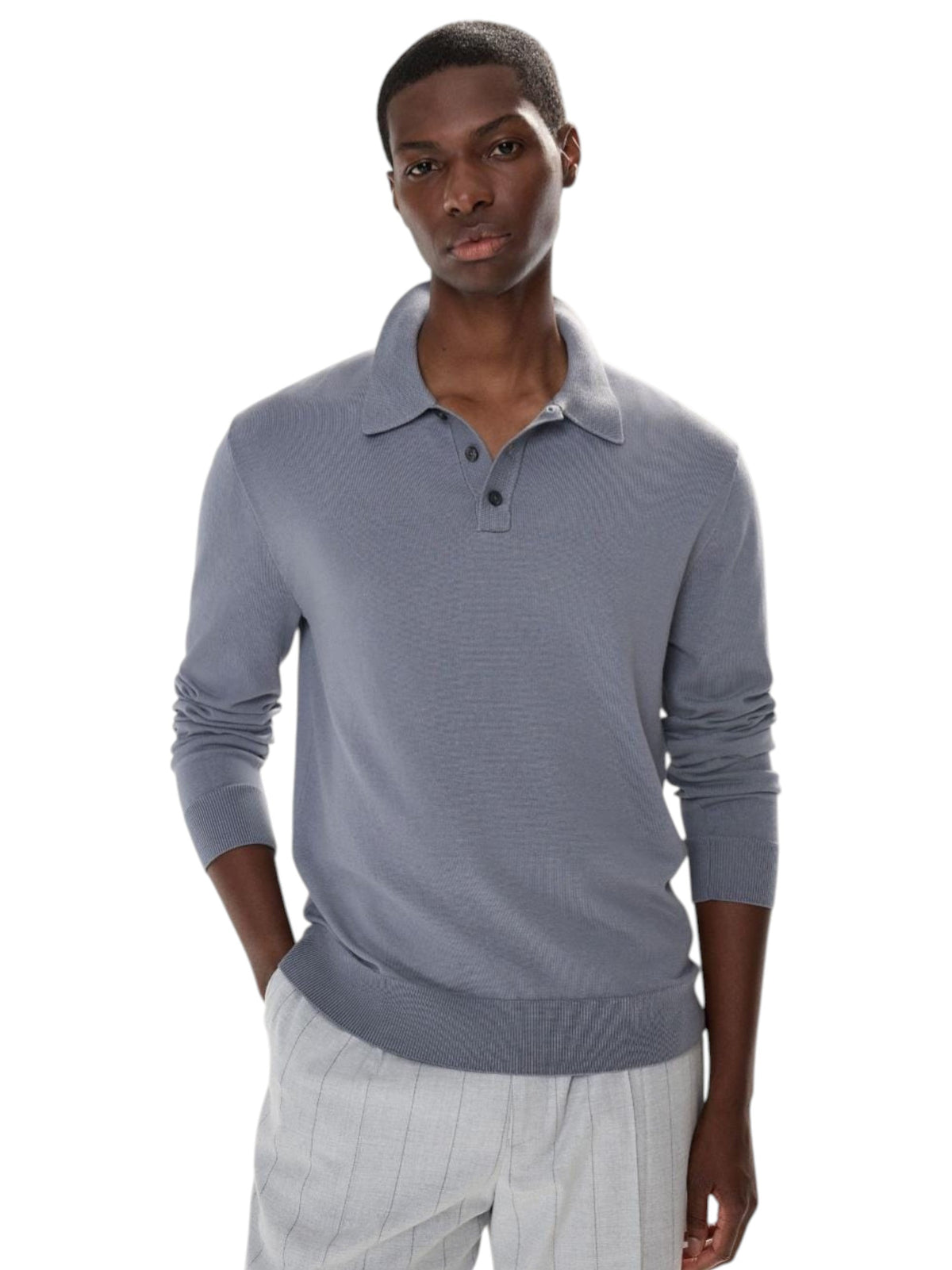 Image for Men's Knitted  Sweaters,Light Grey 