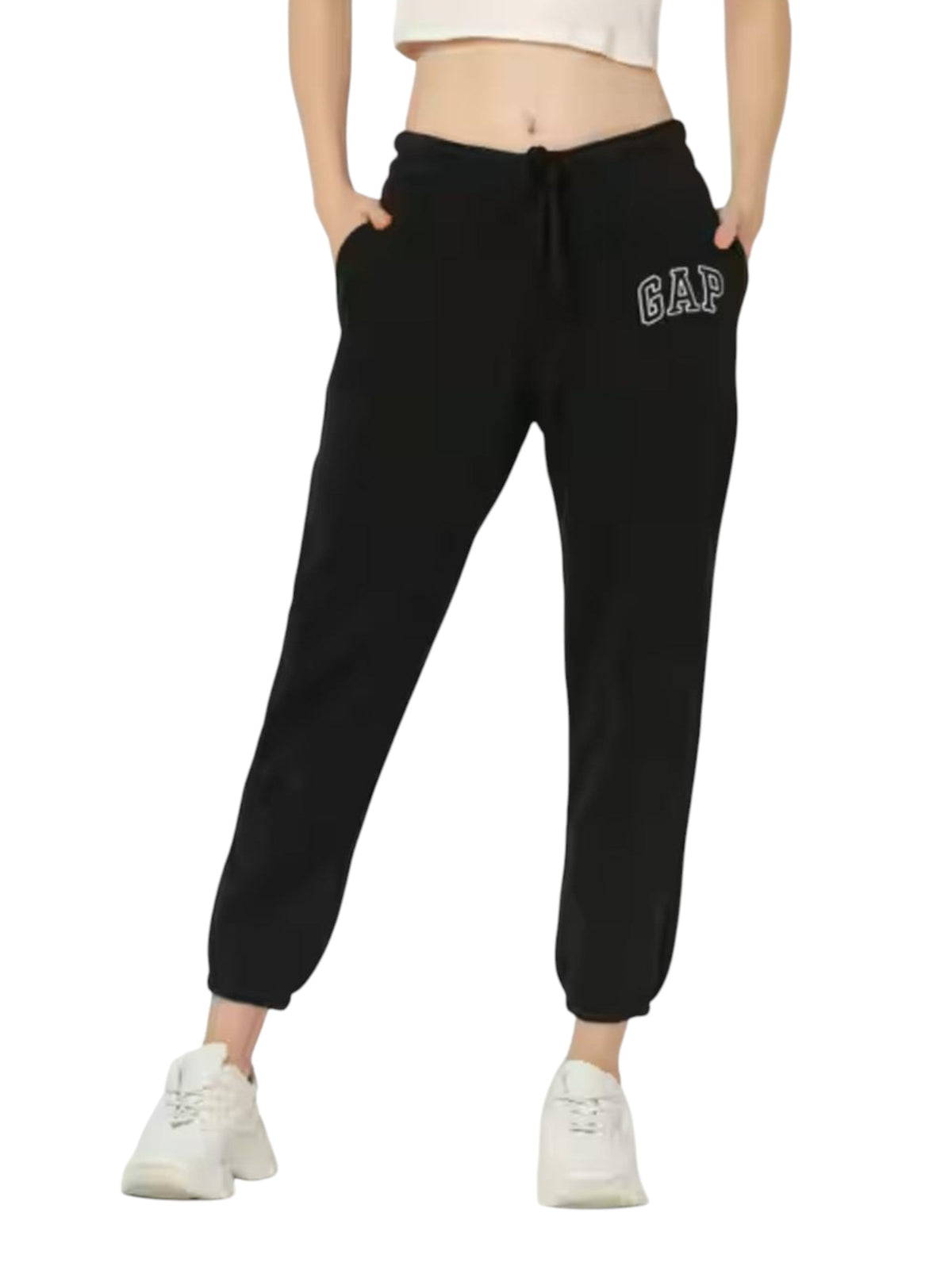 Image for Women's Brand Logo Printed Pant,Black 