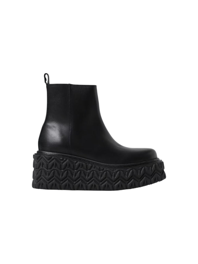 Image for Women's Plain Ankle Boots Heels,Black