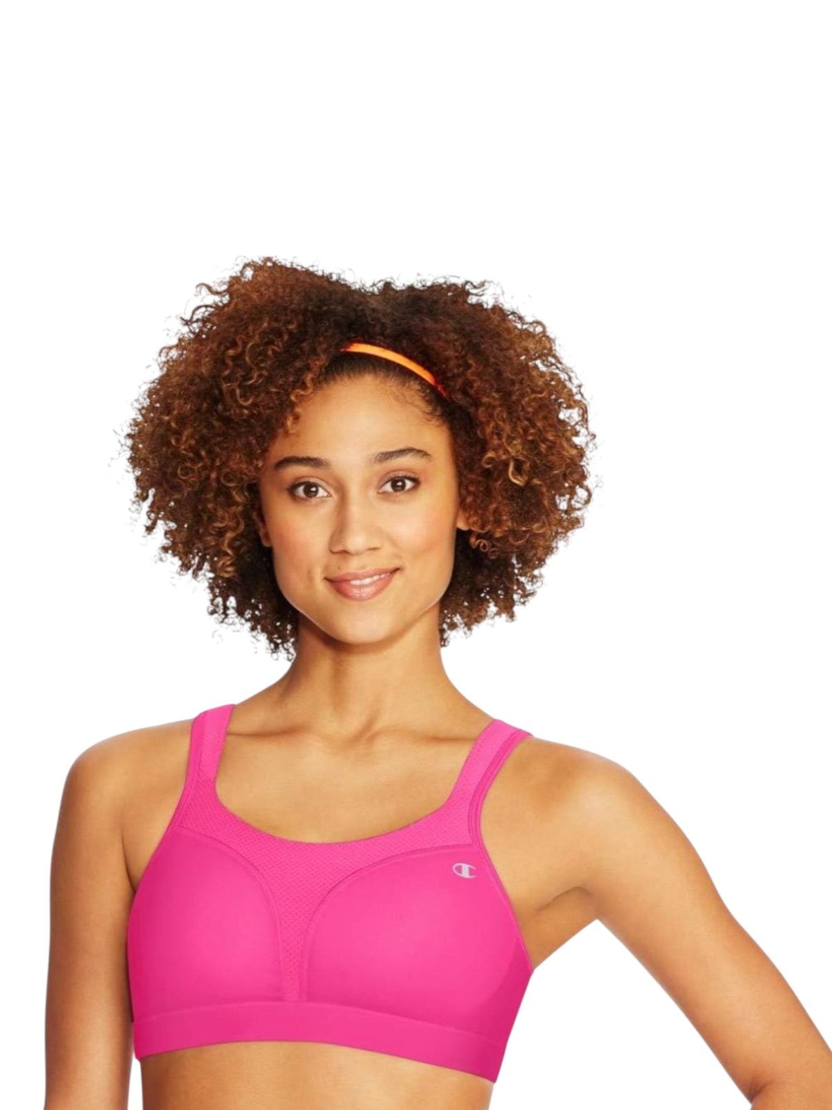 Image for Women's Plain Solid Sport Bra,Pink 