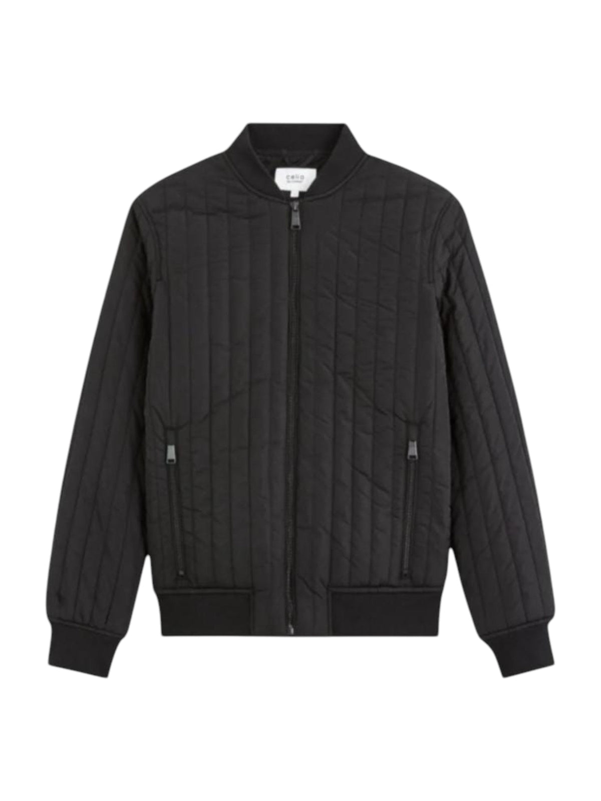 Image for Men's Quilted Jacket,Black